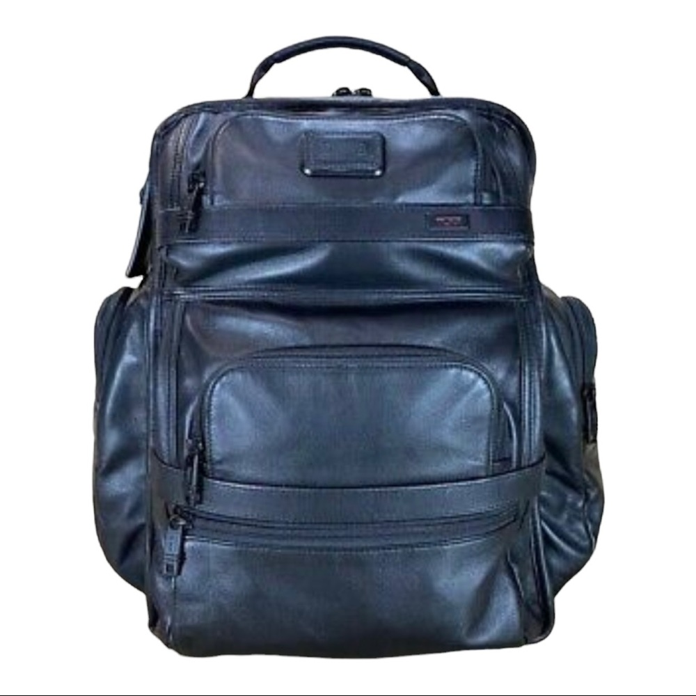 Tumi Alpha 3 Leather Backpack